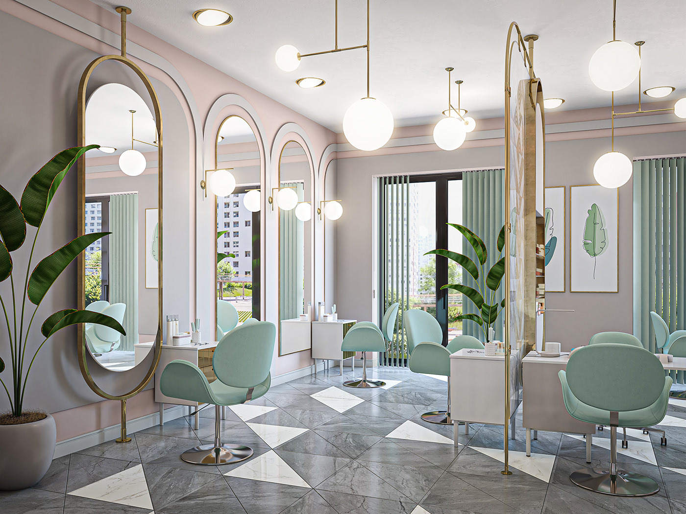 Thiết kế beauty salon hiện đại, cao cấp nhất năm 2020